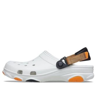 Crocs Classic Clog Beach Unisex-Sandalen in Weiß 206340-94S