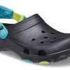 Crocs Classic Clog Beach Unisex Schwarze Sandalen 206340-0C4