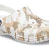 Crocs Classic Clog Camouflage Printing Strandsandalen Weiß Camouflage Unisex 206454-94S