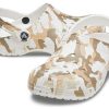 Crocs Classic Clog Camouflage Printing Strandsandalen Weiß Camouflage Unisex 206454-94S