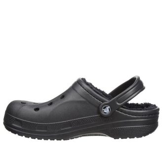 Crocs Classic Clog Casual Stay Warm Schuh Unisex Schwarz 203766-060
