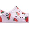 Crocs Classic Clog Casual Unisex Rosa Erdbeersandalen 206230-6GD