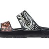 Crocs Classic Clog Cozy Unisex Schwarze Mehrfarbige Hausschuhe «Schwarz» 207847-0C4