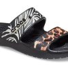 Crocs Classic Clog Cozy Unisex Schwarze Mehrfarbige Hausschuhe «Schwarz» 207847-0C4