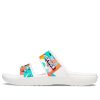 Crocs Classic Clog Cozy Unisex Weiße Mehrfarbige Hausschuhe «Weiß» 207856-94S