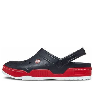 Crocs Classic Clog Crocs Schwarz Rot Sandalen «Schwarz Rot» 14300-063