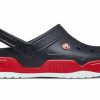 Crocs Classic Clog Crocs Schwarz Rot Sandalen «Schwarz Rot» 14300-063