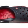 Crocs Classic Clog Crocs Schwarz Rot Sandalen «Schwarz Rot» 14300-063