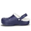 Crocs Classic Clog Crocs Stay Warm Verschleißfeste marineblaue Unisex-Hausschuhe 16244-49U
