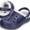 Crocs Classic Clog Crocs Stay Warm Verschleißfeste marineblaue Unisex-Hausschuhe 16244-49U