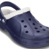 Crocs Classic Clog Crocs Stay Warm Verschleißfeste marineblaue Unisex-Hausschuhe 16244-49U