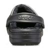Crocs Classic Clog Crocs Stay Warm Verschleißfeste Sport-Sandalen für Unisex, Schwarz, 16244-060