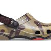 Crocs Classic Clog Desert Camouflage Beach Unisex Schwarz Braun Sandalen 207305-088