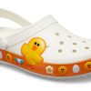 Crocs Classic Clog Line Friends Beach Weiß Gelb Unisex Sandalen «Weiß Gelb» 205791-100