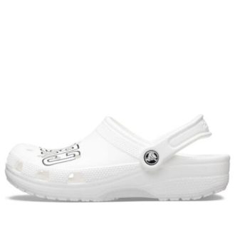 Crocs Classic Clog Logo «Weiß» 206450-103