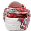 Crocs Classic Clog Marble Beach Sports Unisex Rot Weiß Sandalen «Red White» 206867-884