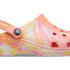 Crocs Classic Clog Marble Beach Sports Unisex Rote Mehrfarbige Sandalen «Rot» 206867-83F