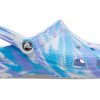 Crocs Classic Clog Marble Beach Sports Unisex Weiß Blau Sandalen «Weiß Blau» 206867-1FK
