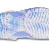 Crocs Classic Clog Marble Beach Sports Unisex Weiß Blau Sandalen «Weiß Blau» 206867-1FK