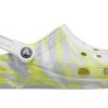 Crocs Classic Clog Marble Beach Sports Unisex Weiß Grau Sandalen «Weiß Grau» 206867-1FJ