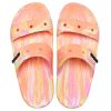Crocs Classic Clog Marble Beach Unisex Rote Mehrfarbige Hausschuhe «Rot» 207701-83F