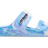 Crocs Classic Clog Marble Beach Unisex Weiß Blau Hausschuhe «Weiß Blau» 207701-1FK