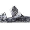 Crocs Classic Clog Marble Strandsport-Hausschuhe Unisex Weiß Schwarz 207701-103