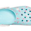 Crocs Classic Clog Pattern Crocs Beach eisblaue Sandalen 205579-4IU