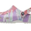 Crocs Classic Clog Pattern Crocs Flat Heel Sports Bunte blaue Sandalen 205453-6SN