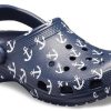 Crocs Classic Clog Printing Sandalen Tiefblau 206053-462
