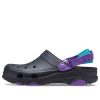 Crocs Classic Clog Schwarz Lila Sandalen «Schwarz Lila» 206340-09V