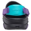 Crocs Classic Clog Schwarz Lila Sandalen «Schwarz Lila» 206340-09V