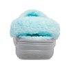 Crocs Classic Clog Stay Warm Fleece Lined Schuh Unisex Grau Blau 206633-0IG