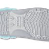 Crocs Classic Clog Stay Warm Fleece Lined Schuh Unisex Grau Blau 206633-0IG