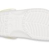 Crocs Classic Clog Strandsandalen Weiß Farbverlauf Grün 206638-1DC
