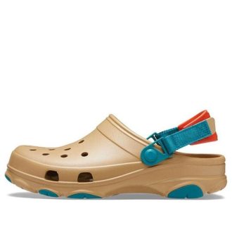 Crocs Classic Clog Strandschuh Braun Gelb Unisex «Braun Gelb» 206340-265