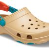 Crocs Classic Clog Strandschuh Braun Gelb Unisex «Braun Gelb» 206340-265