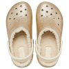 Crocs Classic Clogs mit Glitzerfutter «Gold» 504271