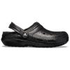 Crocs Classic Clogs mit Glitzerfutter «Schwarz» 205842001