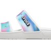 Crocs Classic Colorful Unisex Mehrfarbige weiße Sandalen 207771-94S