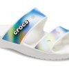 Crocs Classic Colorful Unisex Mehrfarbige weiße Sandalen 207771-94S