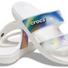 Crocs Classic Colorful Unisex Mehrfarbige weiße Sandalen 207771-94S