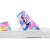 Crocs Classic Colorful Unisex Weiß Rosa Hausschuhe «White Pink» 207771-102