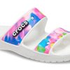 Crocs Classic Colorful Unisex Weiß Rosa Hausschuhe «White Pink» 207771-102