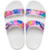 Crocs Classic Colorful Unisex Weiß Rosa Hausschuhe «White Pink» 207771-102