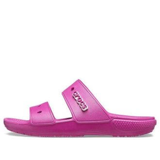 Crocs Classic Cozy Unisex Lila Rot Sandalen 206761-6SV