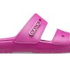 Crocs Classic Cozy Unisex Lila Rot Sandalen 206761-6SV