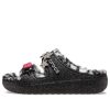 Crocs Classic Cozzzy Disco Glitter Sandalen «Schwarz» 208074-0C4
