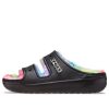 Crocs Classic Cozzzy Spray Dye Sandalen «Schwarz Multi» 208046-0C4