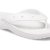 Crocs Classic Crocs Flip Casual Flip-Flops Unisex Weiß 207713-100